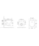 Унитаз подвесной MIXXUS PREMIUM BEVEL-0301-R, белый, 515×355×365 мм, система смыва RIMLESS — фото 8