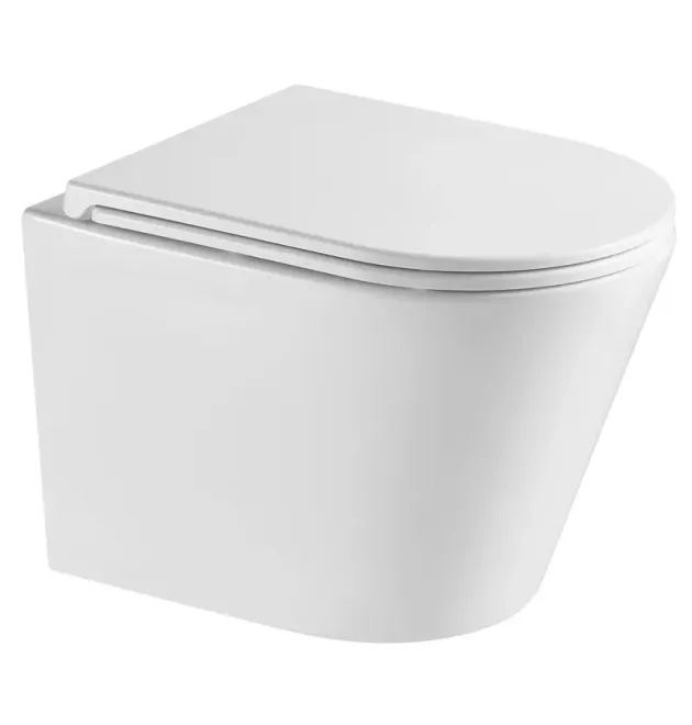 Унитаз подвесной MIXXUS PREMIUM BEVEL-0301-T3, белый, 515×355×365 мм, система смыва TORNADO 3.0