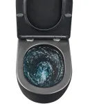 Унітаз підвісний MIXXUS PREMIUM BEVEL-0301-T3 BLACK, чорний матовий, 515×355×365 мм, система змиву TORNADO 3.0 — фото 2