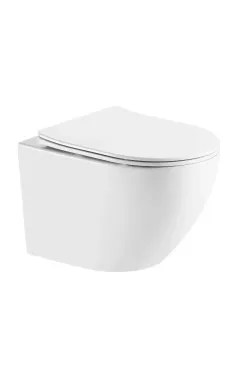 Унітаз підвісний MIXXUS PREMIUM ELLIPSE-0301-T3, білий, 495×365×365 мм, система змиву TORNADO 3.0