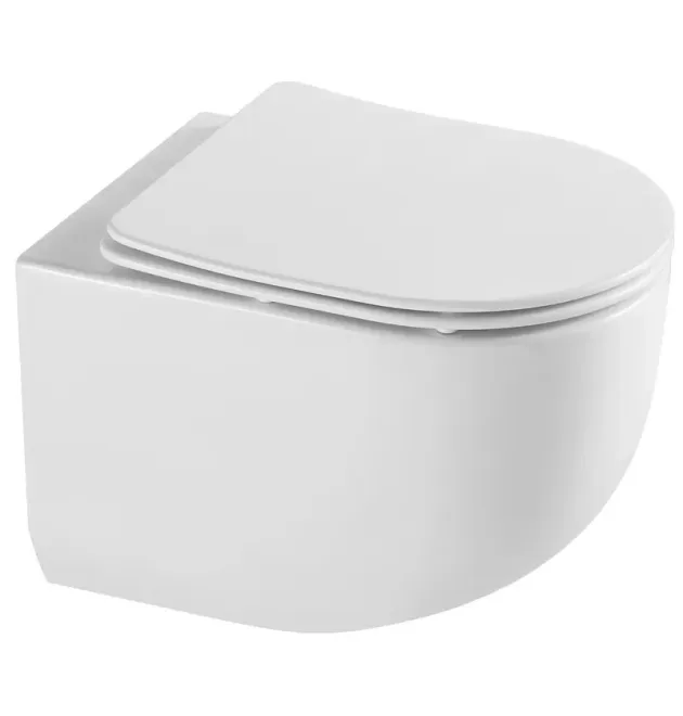 Унитаз подвесной MIXXUS PREMIUM ELLIPSE-0302-T3, белый, 495×360×370 мм, система смыва TORNADO 3.0
