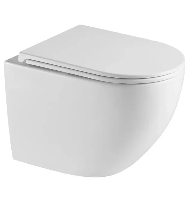 Унитаз подвесной MIXXUS PREMIUM ELLIPSE-0303-R, белый, 520×365×360 мм, система смыва RIMLESS