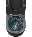 Унитаз подвесной MIXXUS PREMIUM ELLIPSE-0303-T3 BLACK, черный матовый, 520×365×360 мм, система смыва TORNADO 3.0 — фото 3