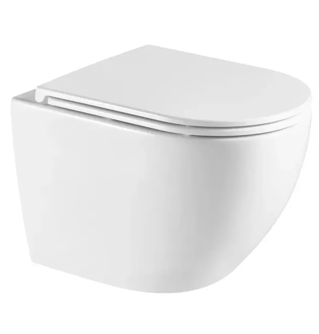 Унітаз підвісний MIXXUS PREMIUM ELLIPSE-0304-R, білий, 540×360×360 мм, система змиву RIMLESS