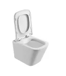 Унитаз подвесной MIXXUS PREMIUM QUADRO-0301-R, белый, 490×340×360 мм, система смыва RIMLESS — фото 3