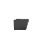 Унитаз подвесной MIXXUS PREMIUM QUADRO-0305-R GRAY, графитовый, 510×350×345 мм, система смыва RIMLESS — фото 2