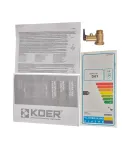 Водонагрівач ″Циліндр″ Koer KWH.E02-80VD накопичувальний 80 л, сухий тен 1,6 kW (EK0110) — фото 4