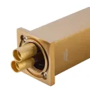 Високий змішувач для умивальника HAIBA GAUDI 001 HIGH NUT BRUSHED GOLD, матове золото — фото 2