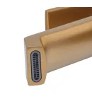 Високий змішувач для умивальника HAIBA GAUDI 001 HIGH NUT BRUSHED GOLD, матове золото — фото 5