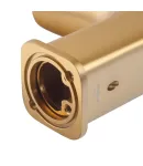 Смеситель для биде HAIBA KUBUS 002 BRUSHED GOLD, матовое золото — фото 3