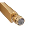Смеситель для биде HAIBA KUBUS 002 BRUSHED GOLD, матовое золото — фото 5