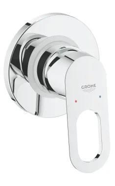 Змішувач для душу Grohe BauLoop, прихований монтаж, одноважільний, хром, 1 споживач, 29042000