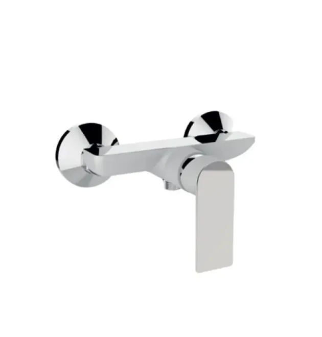 Смеситель для душа HAIBA ALEX 003 WHITE-CHROME, белый матовый/хром