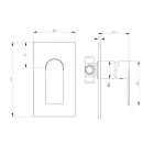 Смеситель для гигиенического душа HAIBA ALEX 002 INNER, хром — фото 3