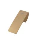 Смеситель для гигиенического душа скрытого монтажа HAIBA KUBUS 002 INNER BRUSHED GOLD, матовое золото — фото 2