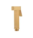 Смеситель для гигиенического душа скрытого монтажа HAIBA KUBUS 002 INNER BRUSHED GOLD, матовое золото — фото 4