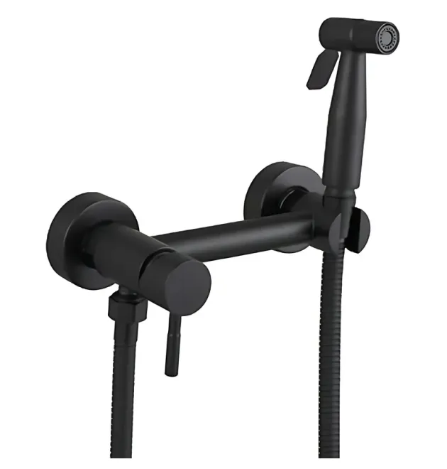 Смеситель для гигиенического душа Zerix SUS 222 Black (ZX4743)