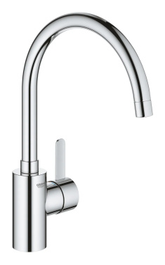 Змішувач для кухні Grohe Eurosmart Cosmopolitan 32843002, хромований, одноважільний, поворотний вилив