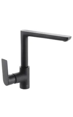 Змішувач для кухні HAIBA ALEX 018 NUT BLACK, чорний матовий