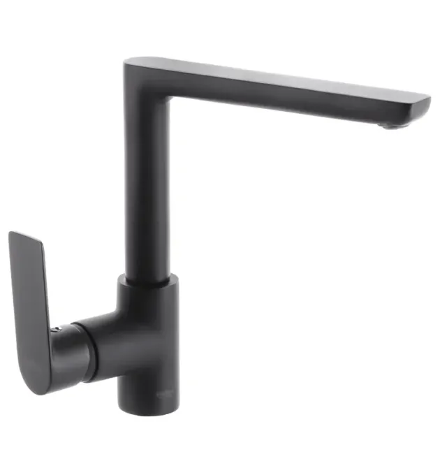Смеситель для кухни HAIBA ALEX 018 NUT BLACK, черный матовый