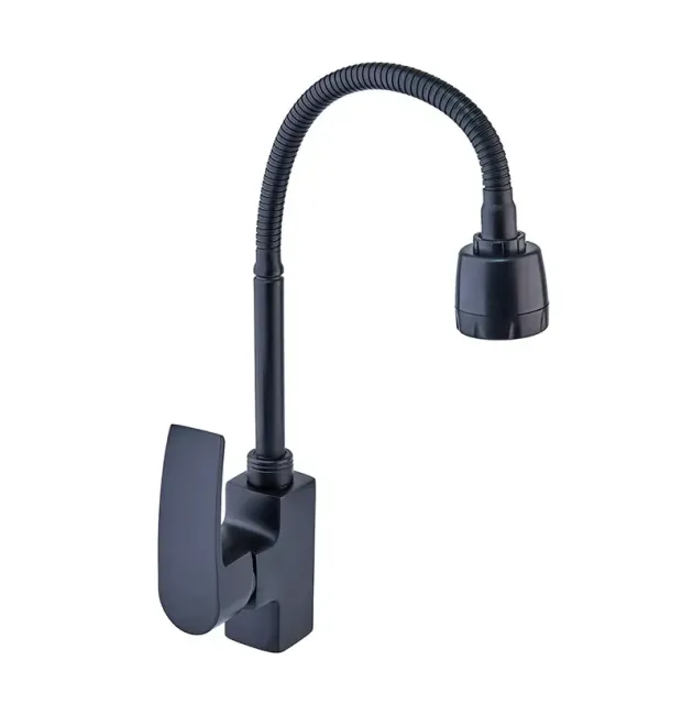 Змішувач для кухні MIXXUS MAGNUM 011 NUT BLACK REFL. із гнучким виливом