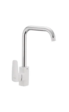 Змішувач для кухні MIXXUS MISSOURI 014-G NUT WHITE, білий матовий