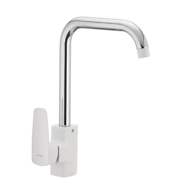 Змішувач для кухні MIXXUS MISSOURI 014-G NUT WHITE, білий матовий