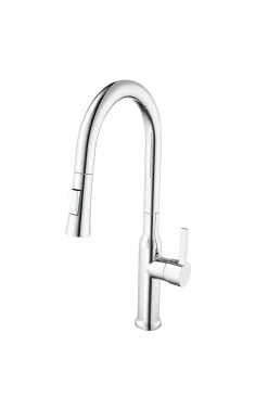 Змішувач для кухні MIXXUS PREMIUM PULL 014 з висувним виливом, хром