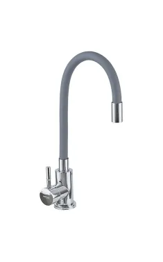 Змішувач для кухні MIXXUS SUS-011 CHROME REFL.GRAY із гнучким виливом із нержавіючої сталі SUS304