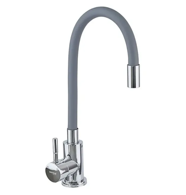 Змішувач для кухні MIXXUS SUS-011 CHROME REFL.GRAY із гнучким виливом із нержавіючої сталі SUS304