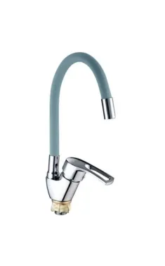 Змішувач для кухні MIXXUS YUB4-181 REFLECTOR GRAY із гнучким виливом