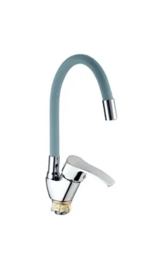 Змішувач для кухні MIXXUS YUB4-279 REFLECTOR GRAY із гнучким виливом