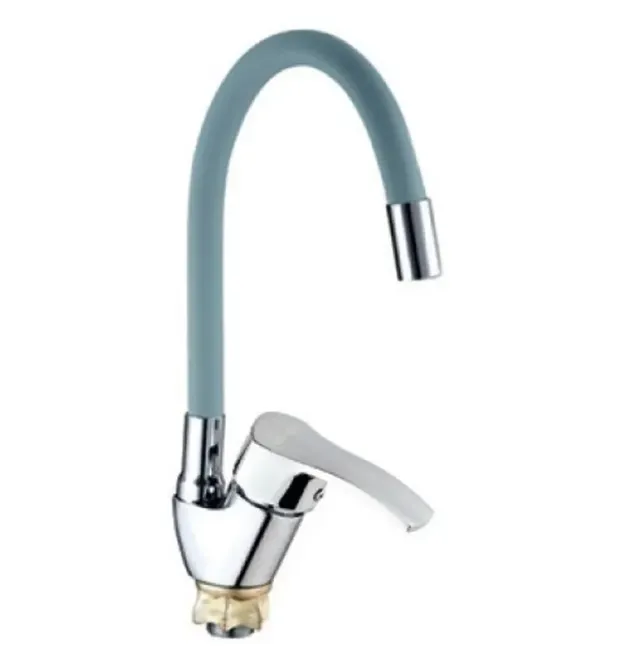 Змішувач для кухні MIXXUS YUB4-279 REFLECTOR GRAY із гнучким виливом