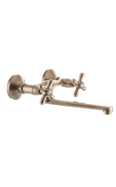 Смеситель для кухни настенный HAIBA DOMINOX 361 BRONZE (Цвет бронза)