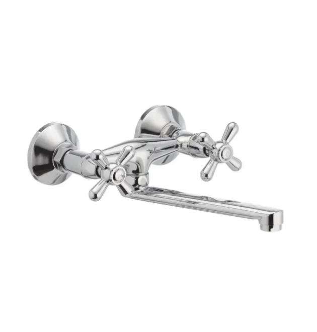 Смеситель для кухни настенный HAIBA DOMINOX 361 (Цвет хром)