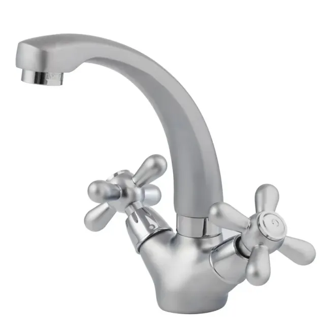 Змішувач для умивальника HAIBA DOMINOX 272 SATIN (Колір сатин)
