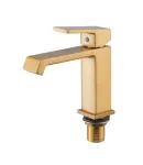 Смеситель для умывальника HAIBA GAUDI 001 NUT BRUSHED GOLD (Цвет матовое золото) — фото 2