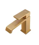 Смеситель для умывальника HAIBA GAUDI 001 NUT BRUSHED GOLD (Цвет матовое золото) — фото 5