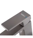 Смеситель для умывальника HAIBA GAUDI 001 NUT GRAPHITE (Цвет графит) — фото 3