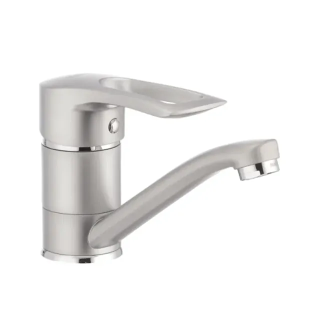 Змішувач для умивальника HAIBA HANSBERG 004-15CM SATIN (Колір сатин)