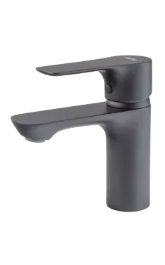 Змішувач для умивальника HAIBA MILANO 001 BLACK, чорний матовий