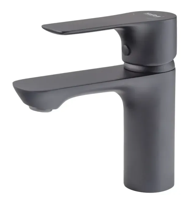 Змішувач для умивальника HAIBA MILANO 001 BLACK, чорний матовий