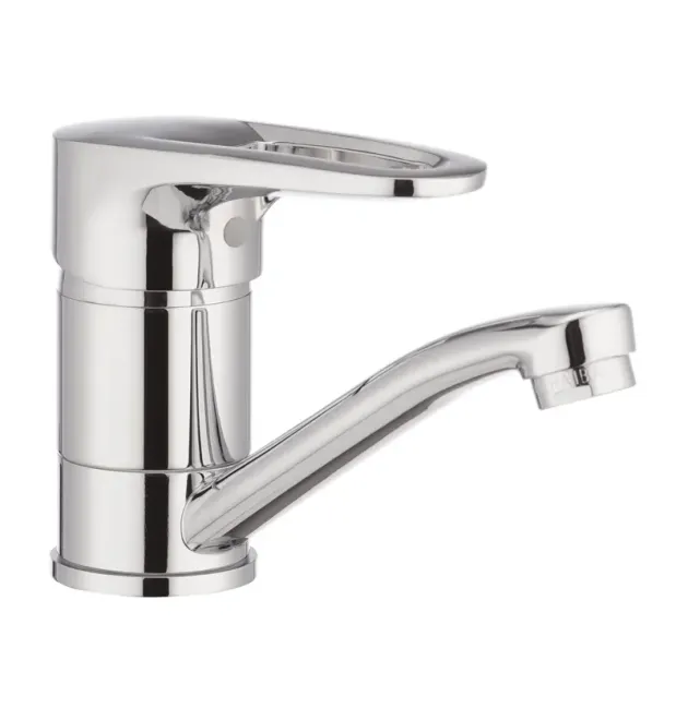 Смеситель для умывальника HAIBA OPUS 555-15CM NUT (Цвет хром)