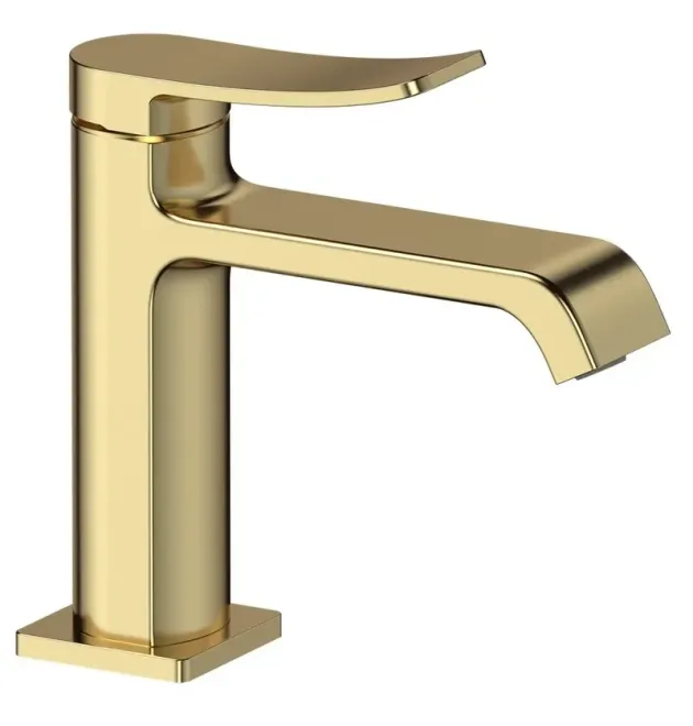 Змішувач для умивальника MIXXUS PREMIUM DALI 001 NUT BRUSHED GOLD, матове золото
