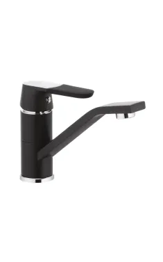 Смеситель для раковины MIXXUS PREMIUM TIGER 555 BLACK, чёрный матовый