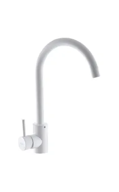 Змішувач для умивальника MIXXUS SUS-011-2 WHITE із нержавіючої сталі SUS304
