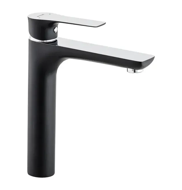 Высокий смеситель для раковины MIXXUS PREMIUM EVA 001 HIGH BLACK (Цвет черный)