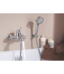 Смеситель для ванны Grohe BauClassic 32865000, однорычажный, хром, настенный, с переключателем ванна/душ — фото 5