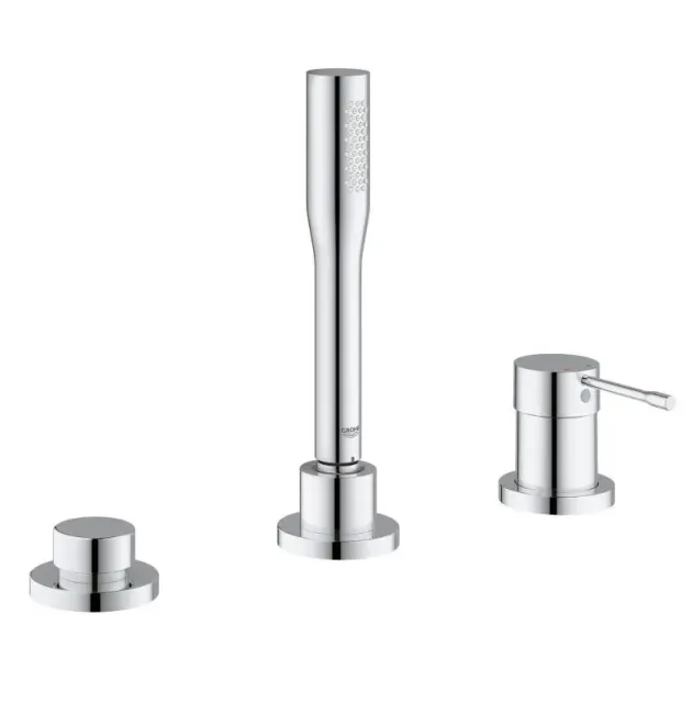 Змішувач для ванни Grohe Essence, врізний на 3 отвори, хром, 19976001