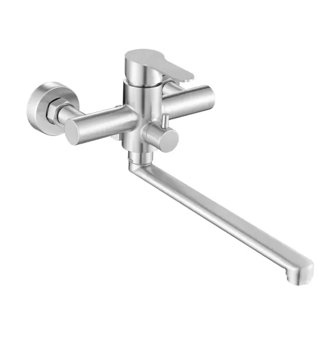 Смеситель для ванны HAIBA DAX-006 EURO из нерж. стали SUS304 (Цвет нерж)